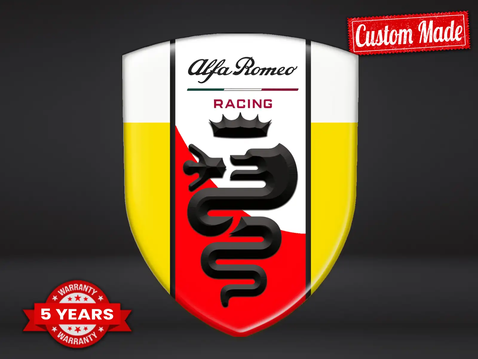 Alfa Romeo Vinylsticker Auto Robust Modernes Design